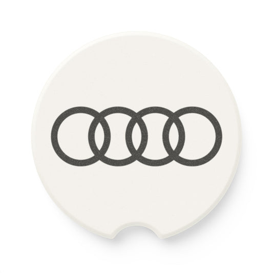 Audi Logo Soapstone Car Coaster