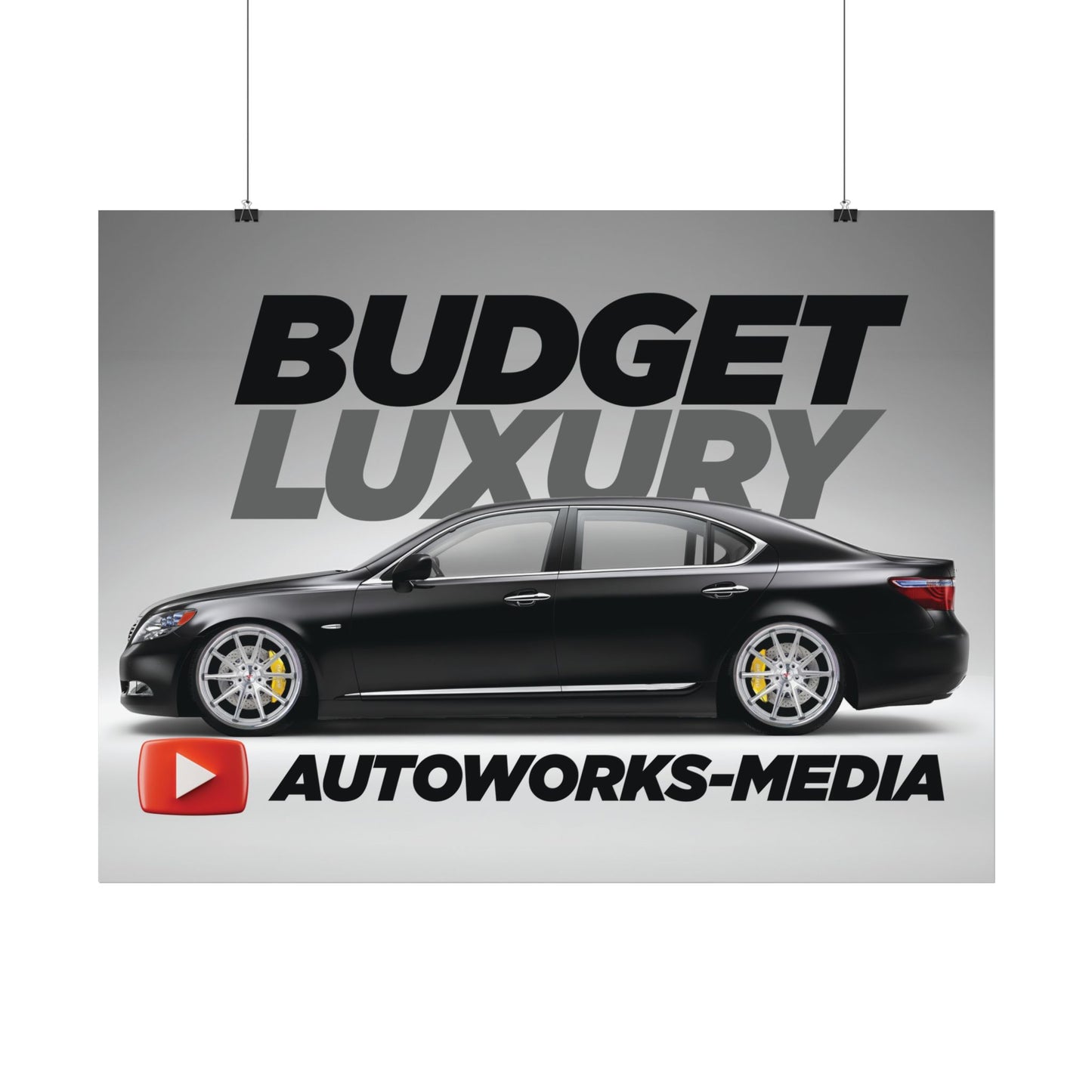 AutoWorks-Media, Lexus LS460 "Budget Luxury" Project Poster