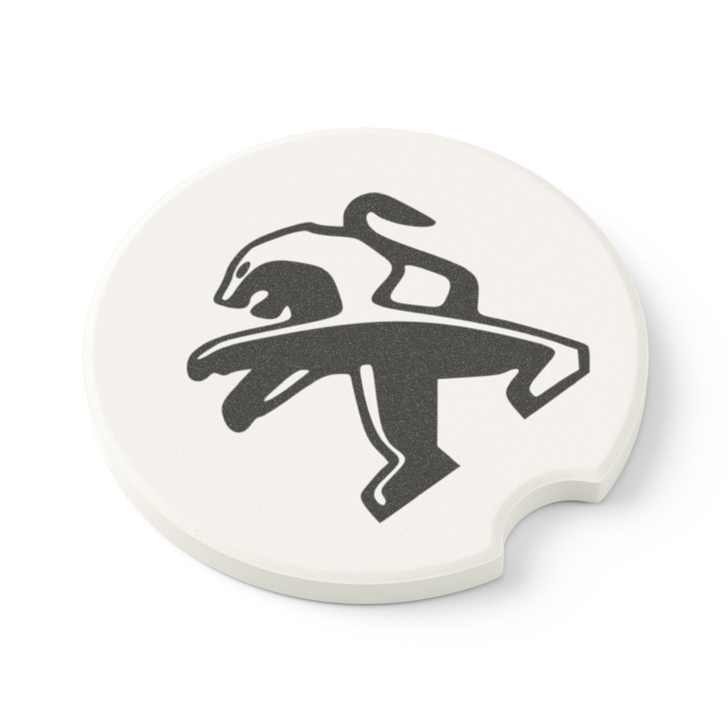 Peugeot Logo Soapstone Car Coaster
