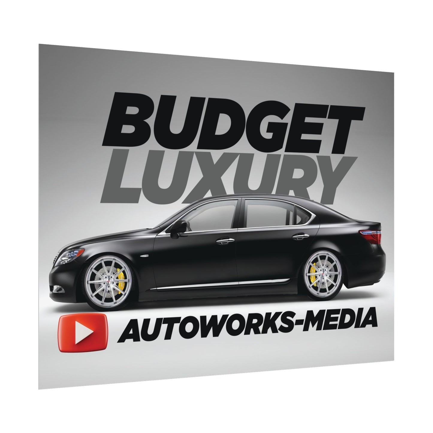 AutoWorks-Media, Lexus LS460 "Budget Luxury" Project Poster