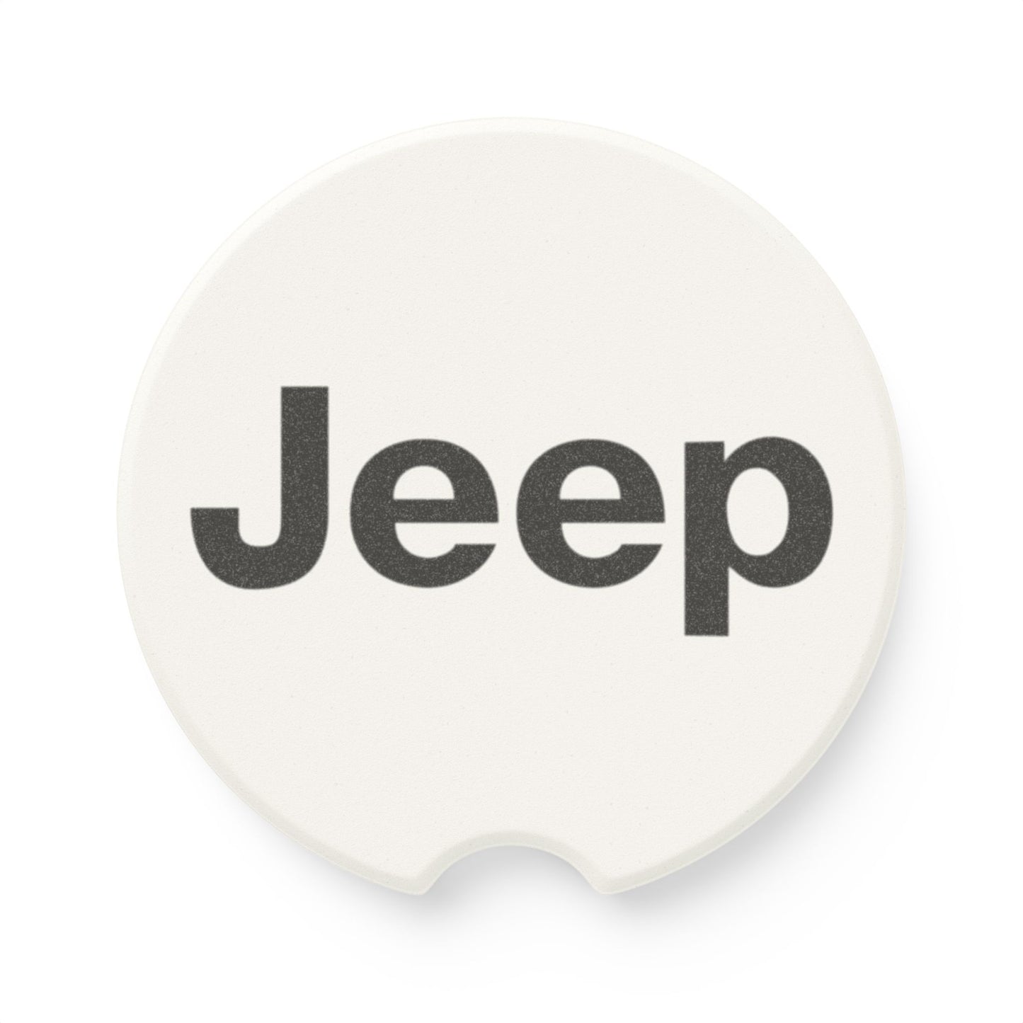 Jeep Logo Soapstone Car Coaster