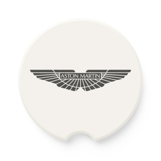 Aston Martin Logo Soapstone Car Coaster