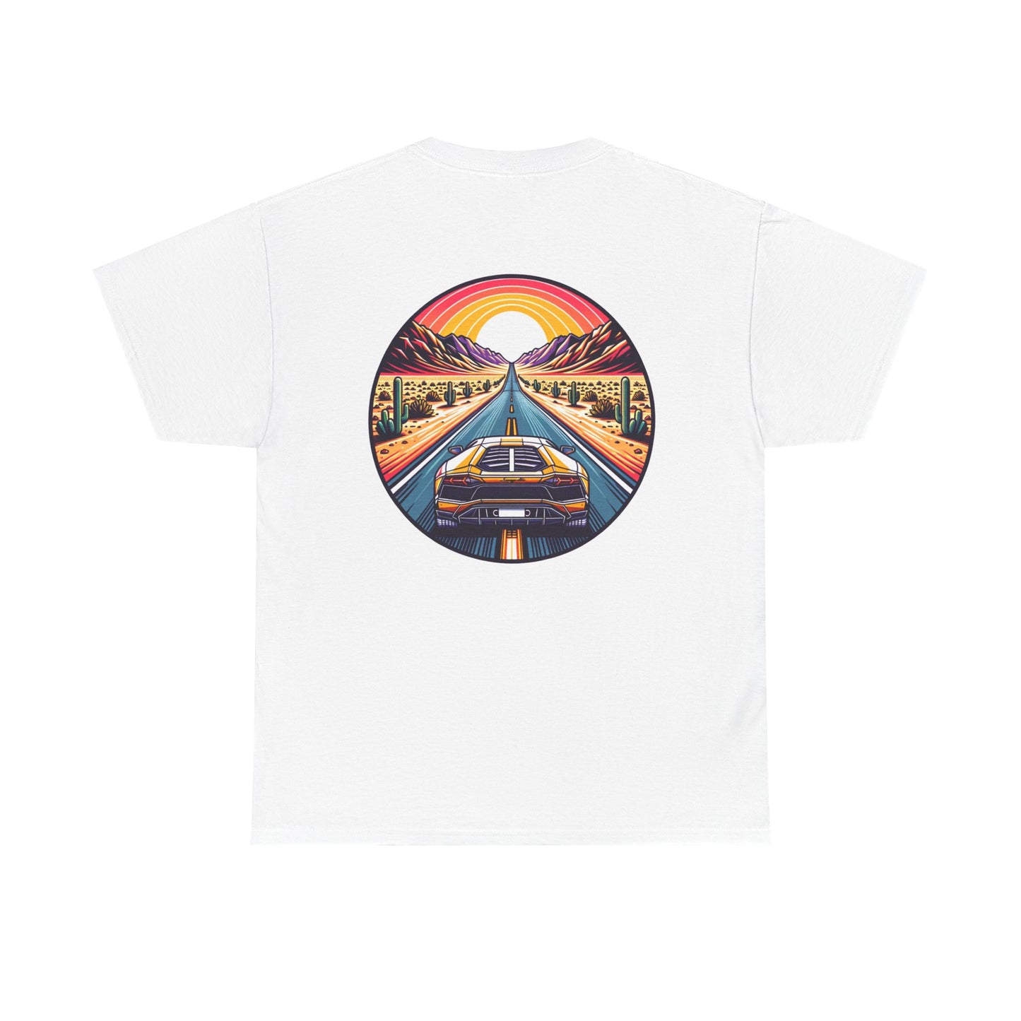 Sunset Lamborghini Tee Shirt