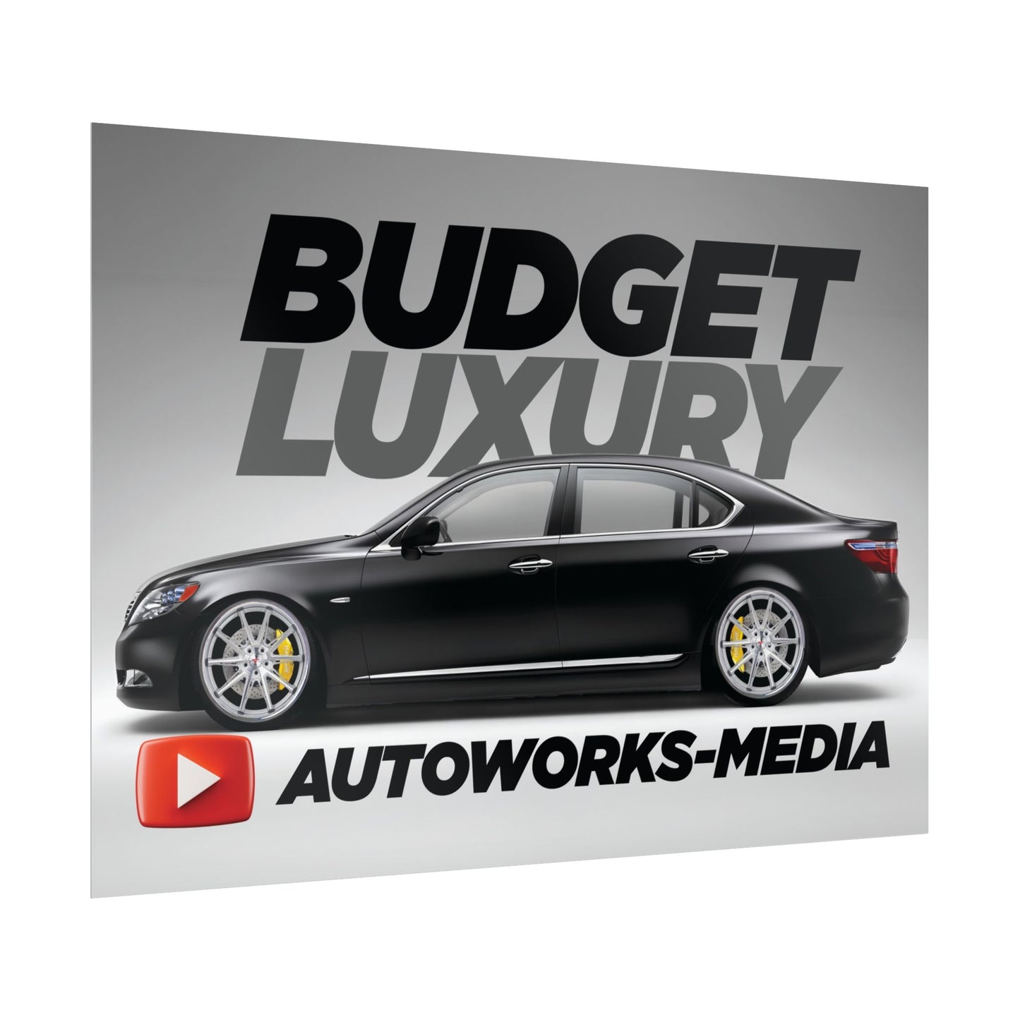AutoWorks-Media, Lexus LS460 "Budget Luxury" Project Poster