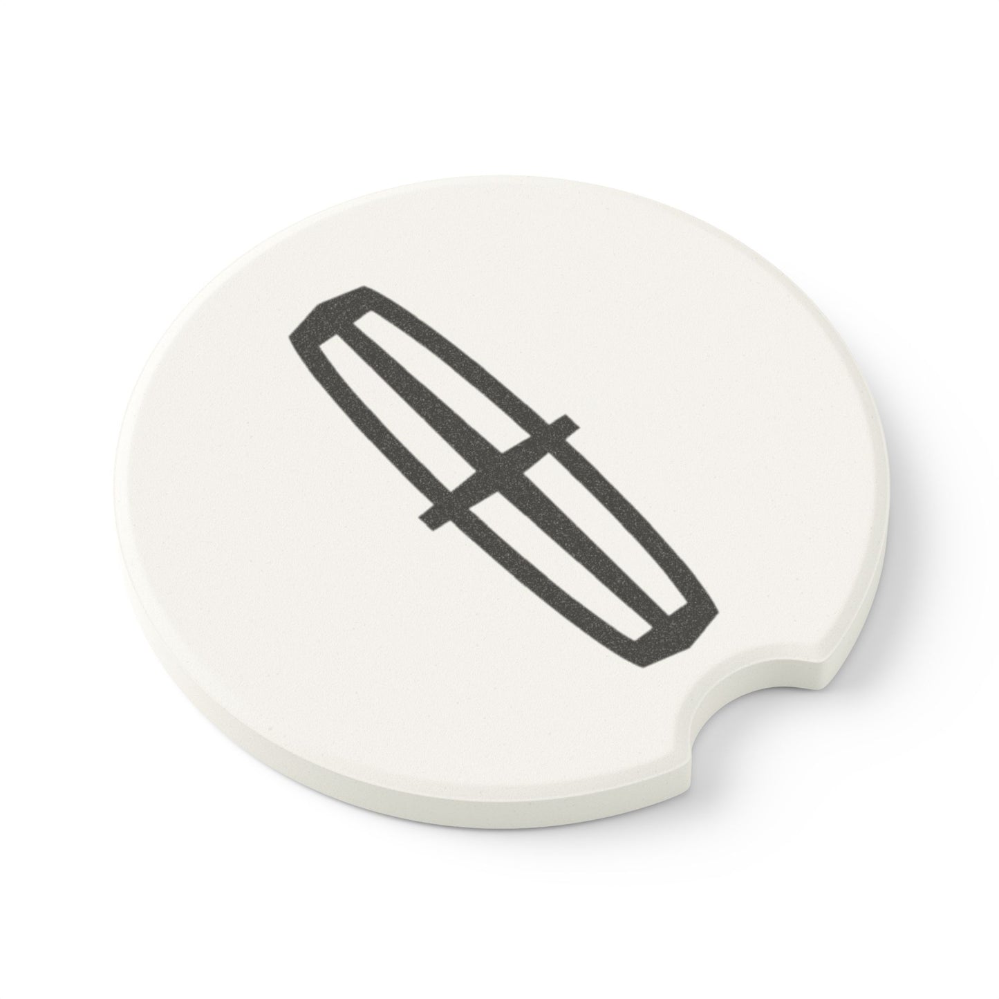 Lincoln Logo Soapstone Car Coaster