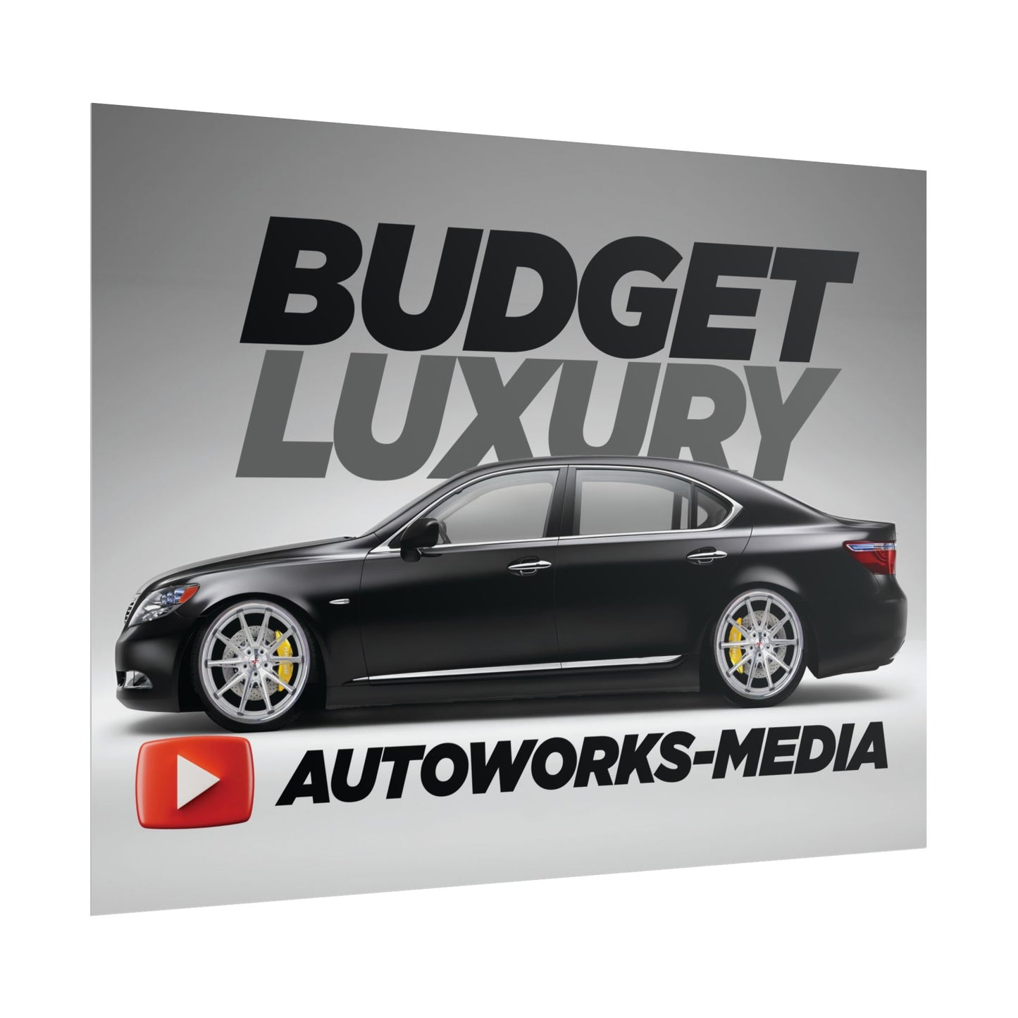 AutoWorks-Media, Lexus LS460 "Budget Luxury" Project Poster