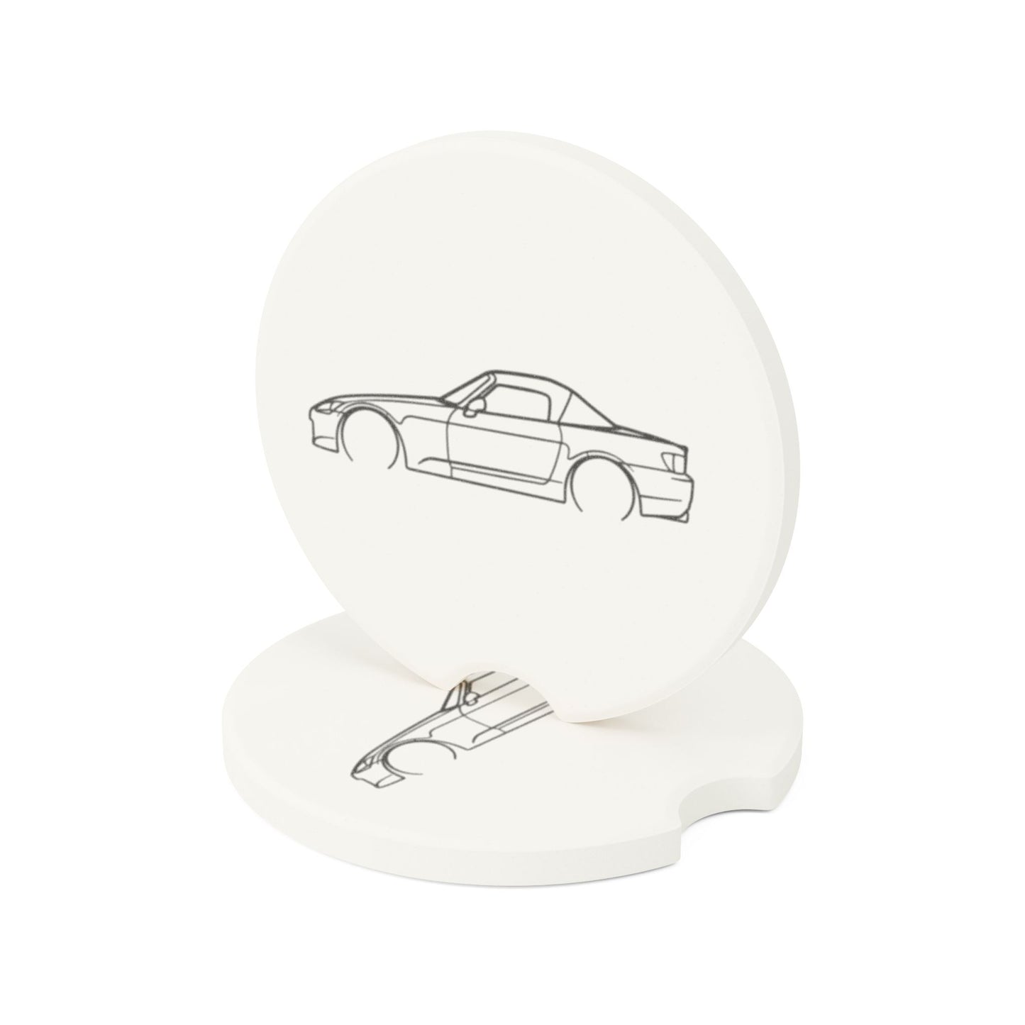 Honda S2000 Silhouette Soapstone Car Coaster