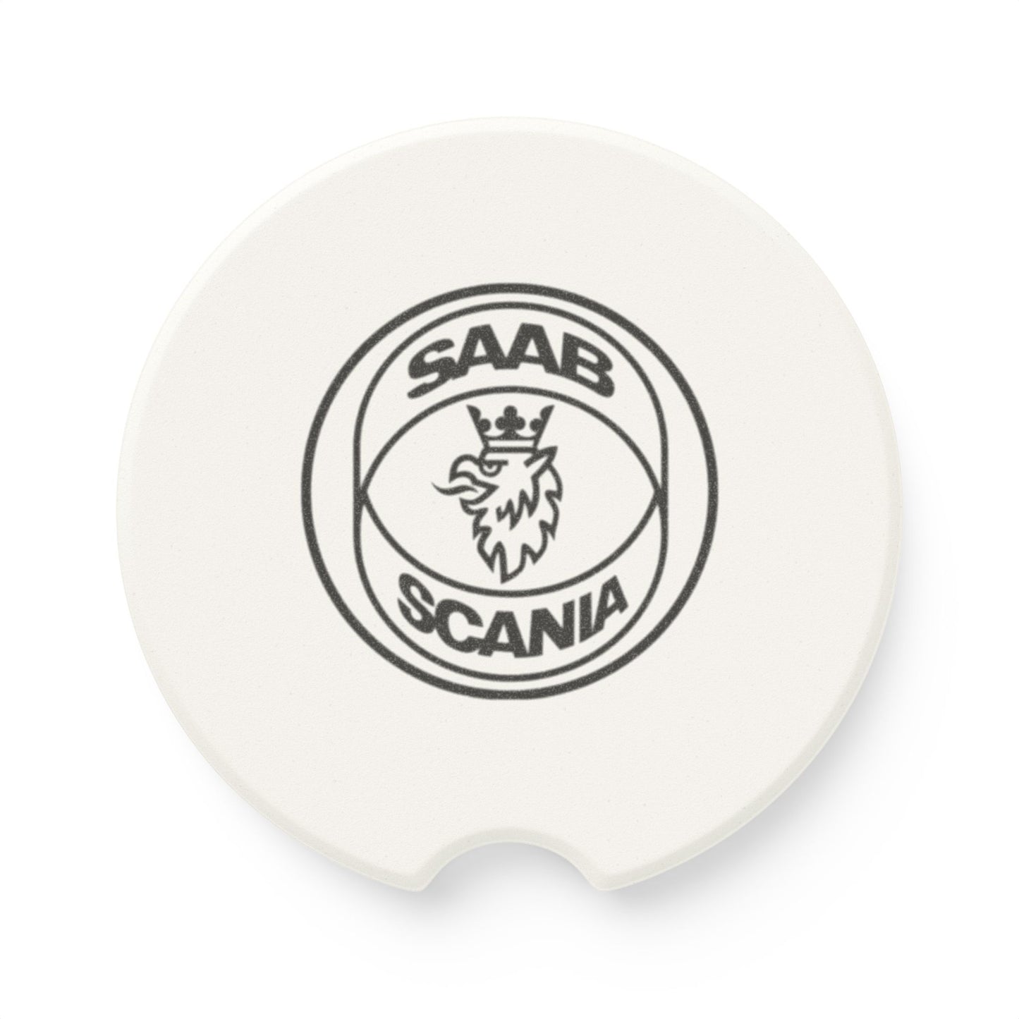Saab Logo Soapstone Car Coaster