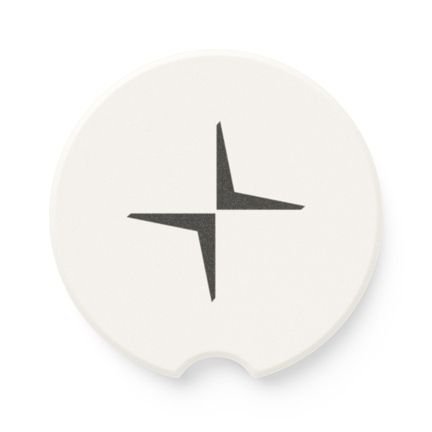 Polestar Logo Soapstone Car Coaster