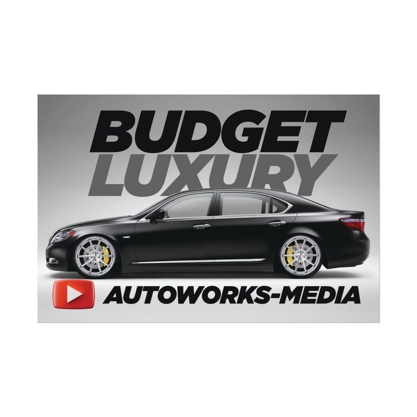 AutoWorks-Media, Lexus LS460 "Budget Luxury" Project Poster