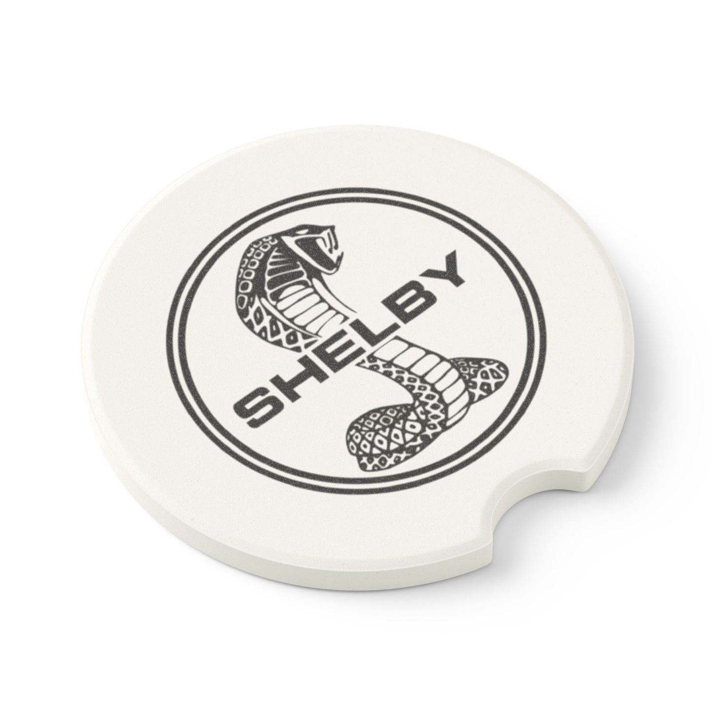 Shelby Logo Soapstone Car Coaster