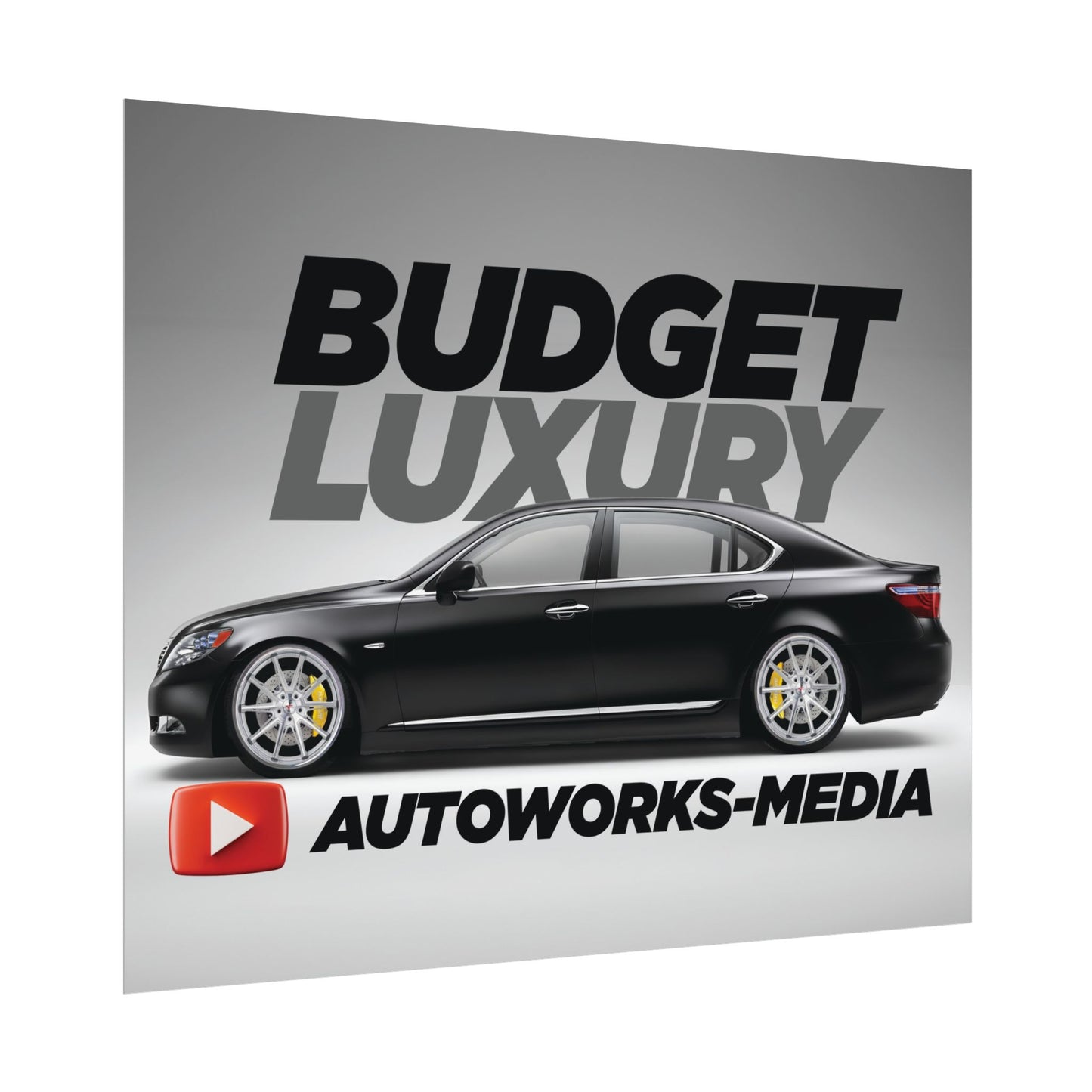 AutoWorks-Media, Lexus LS460 "Budget Luxury" Project Poster