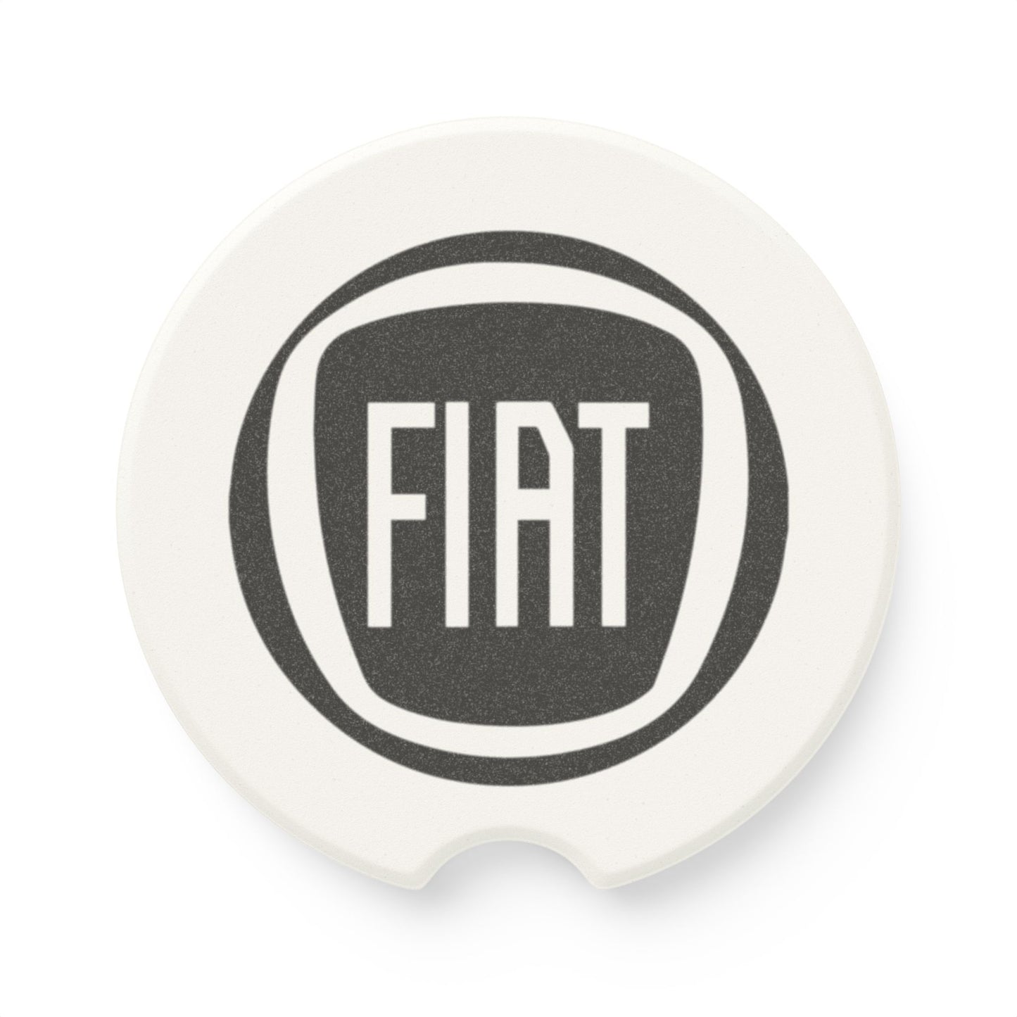 Fiat Logo Soapstone Car Coaster