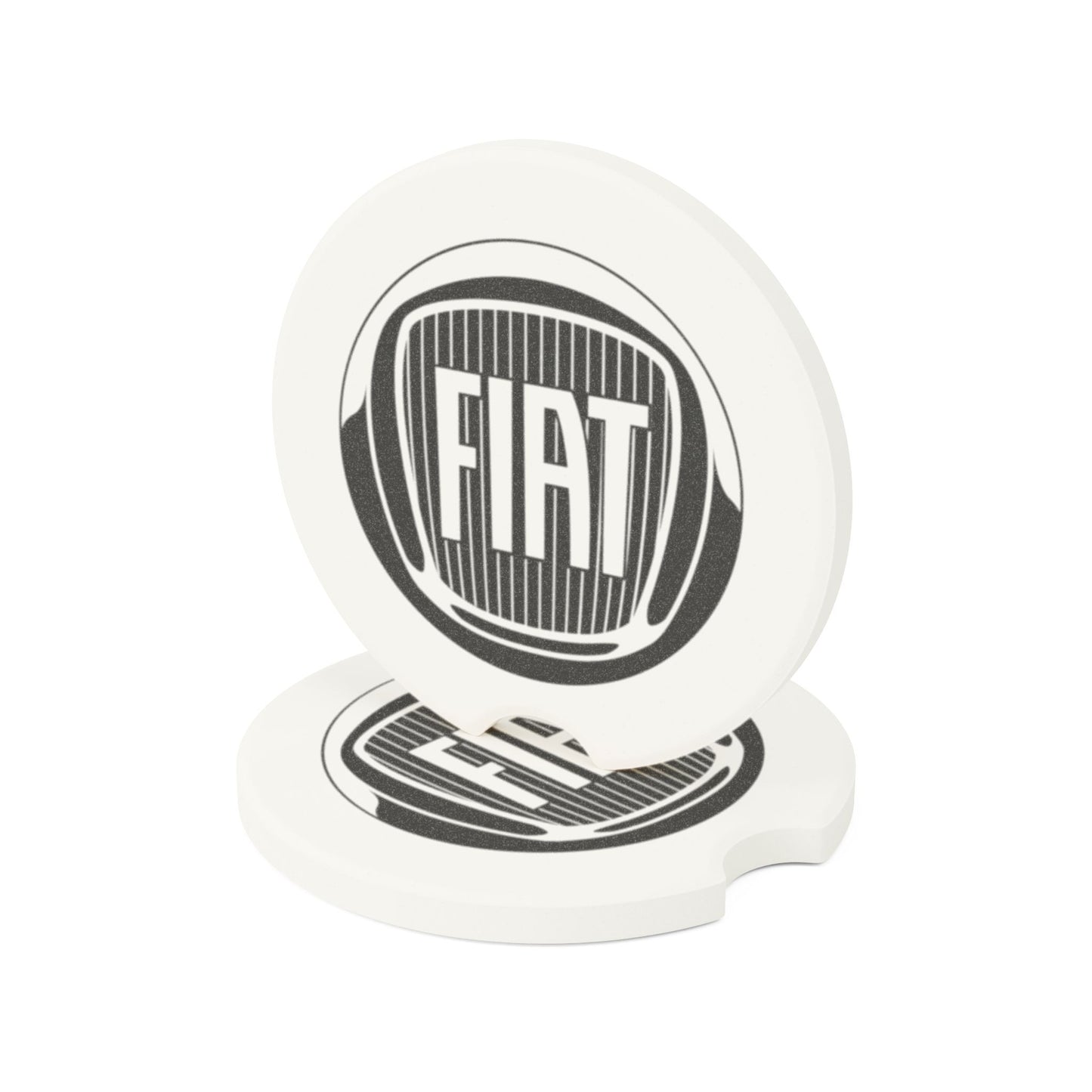 Fiat Logo Soapstone Car Coaster