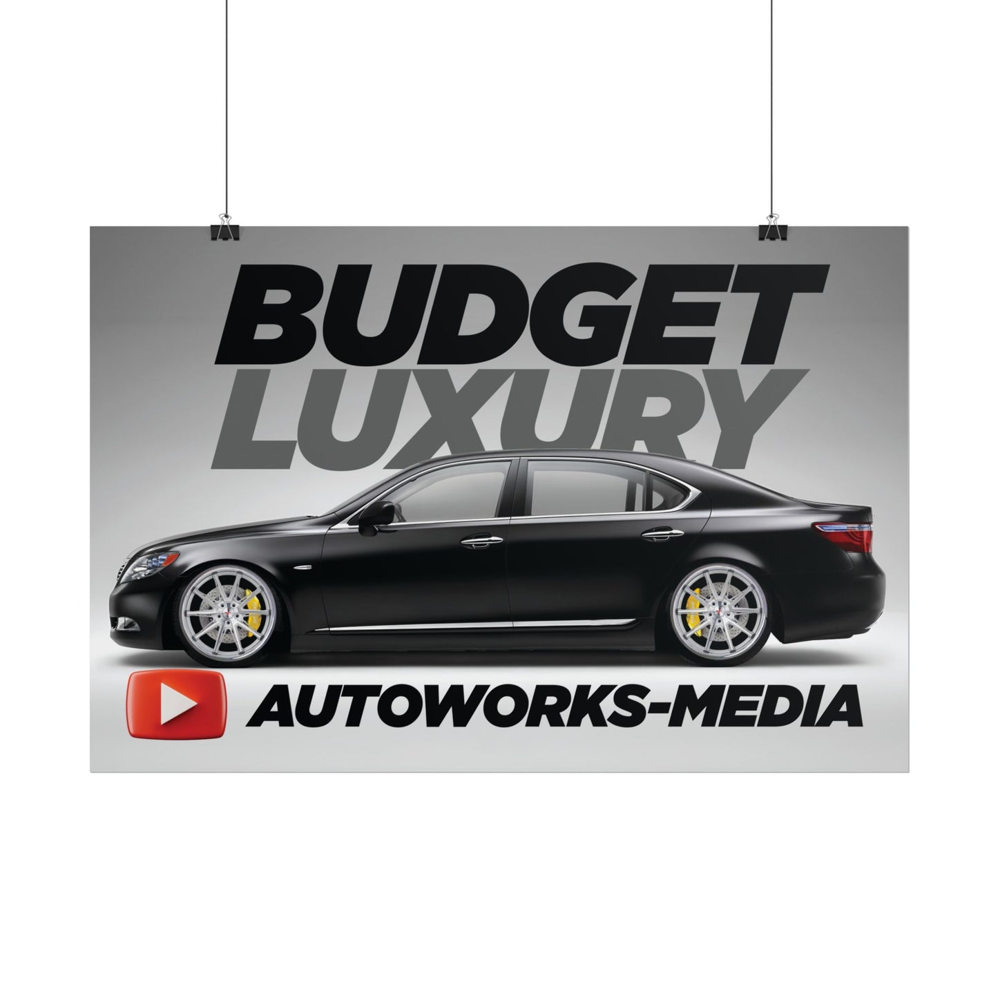 AutoWorks-Media, Lexus LS460 "Budget Luxury" Project Poster