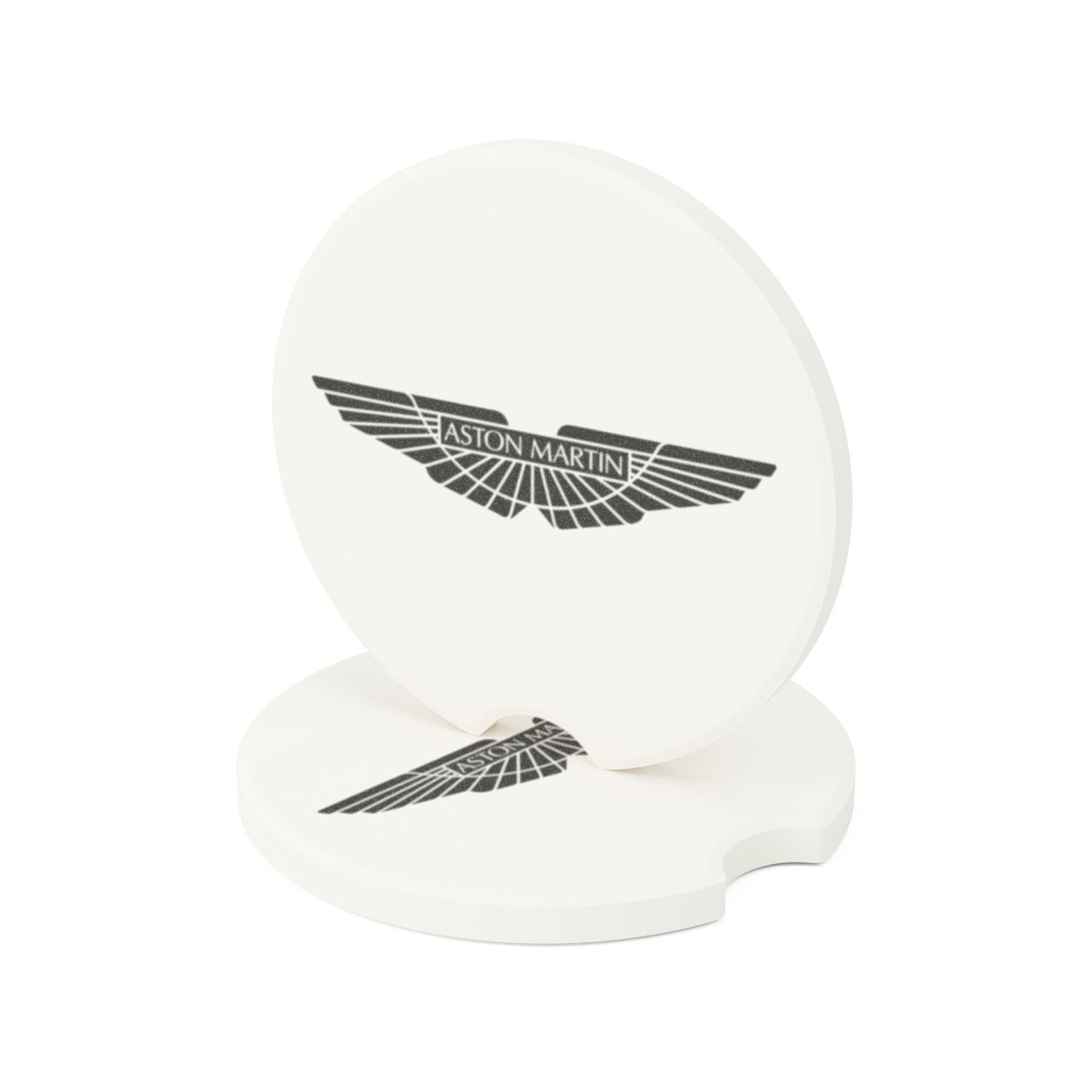 Aston Martin Logo Soapstone Car Coaster