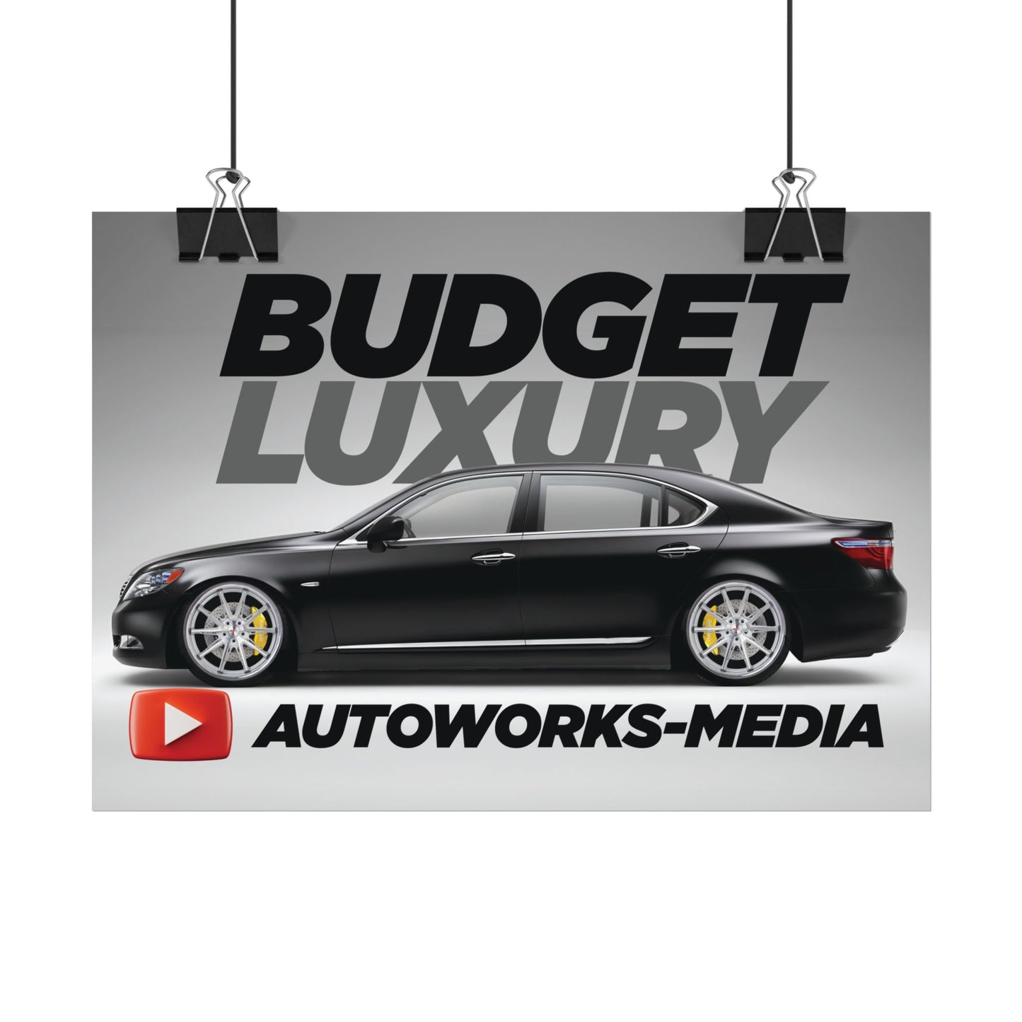 AutoWorks-Media, Lexus LS460 "Budget Luxury" Project Poster