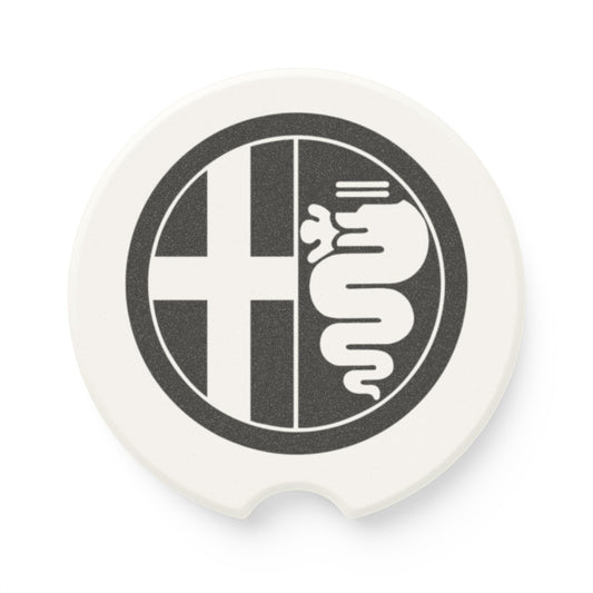Alfa Romeo Logo Soapstone Car Coaster