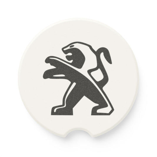 Peugeot Logo Soapstone Car Coaster