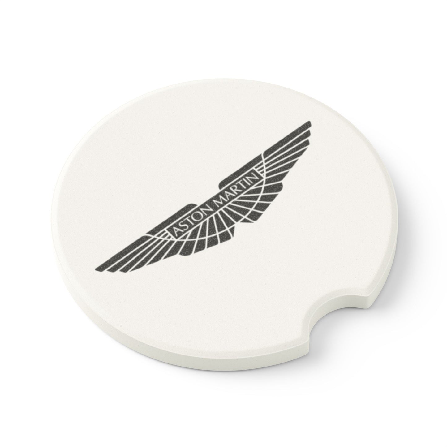 Aston Martin Logo Soapstone Car Coaster