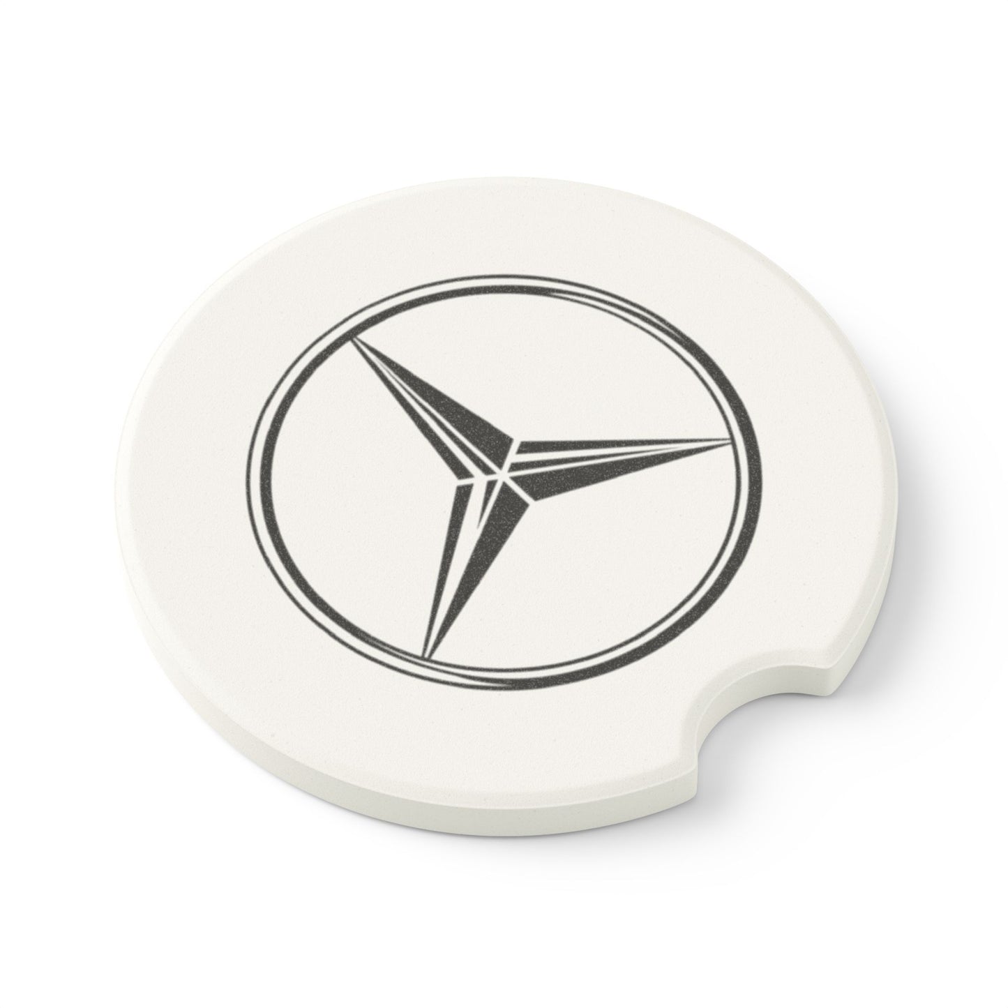 Mercedes-Benz Logo Soapstone Car Coaster