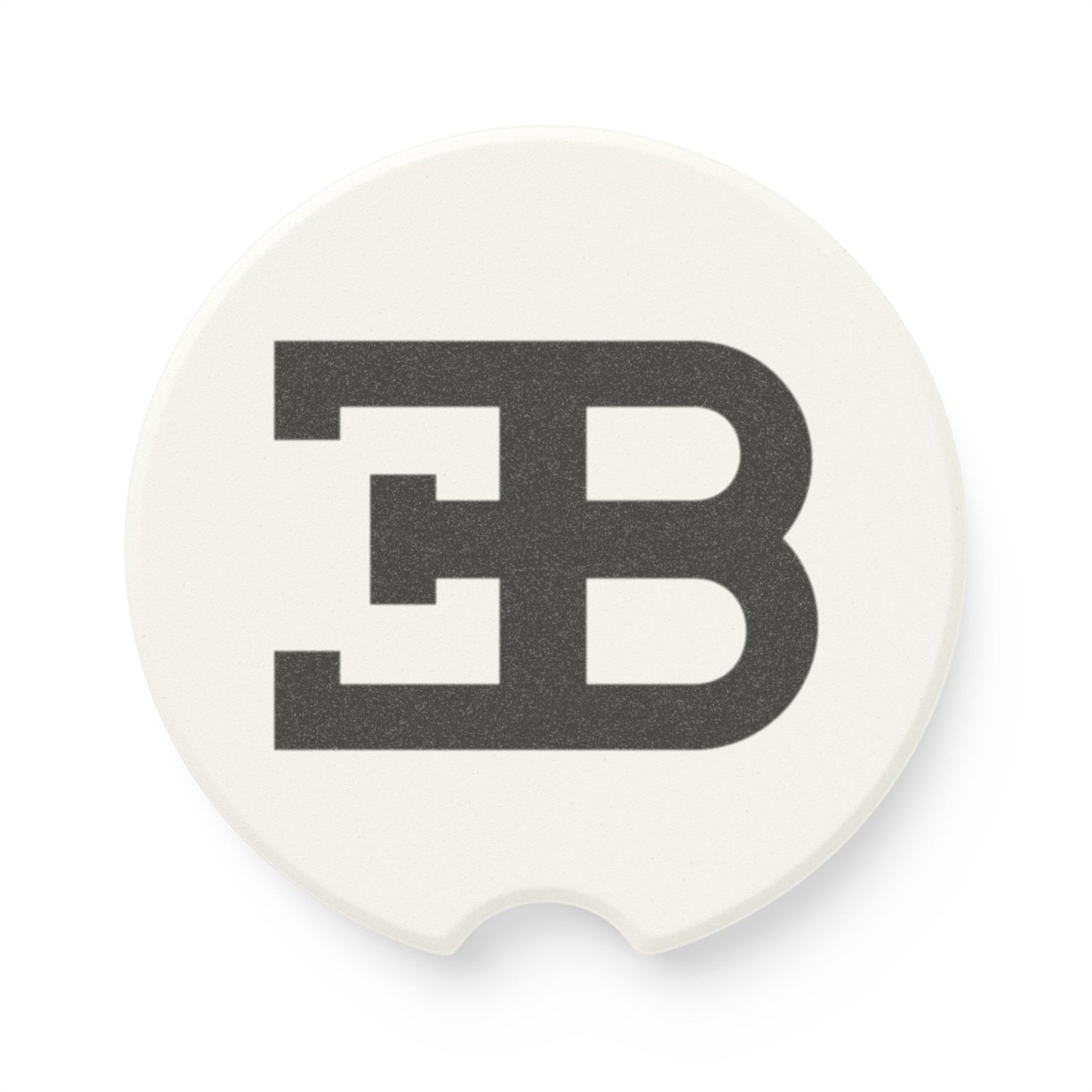 Bugatti Logo Soapstone Car Coaster