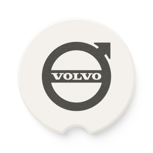 Volvo Logo Soapstone Car Coaster