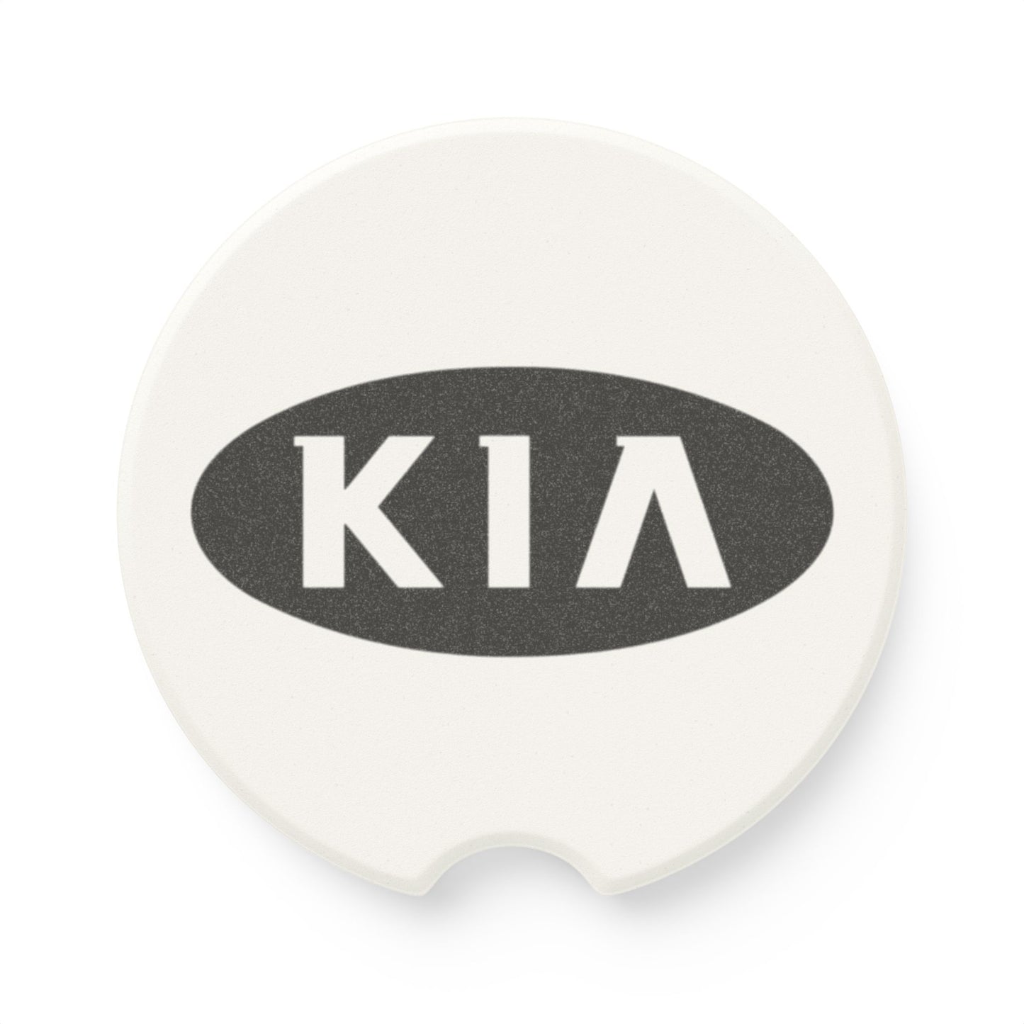 Kia Logo Soapstone Car Coaster