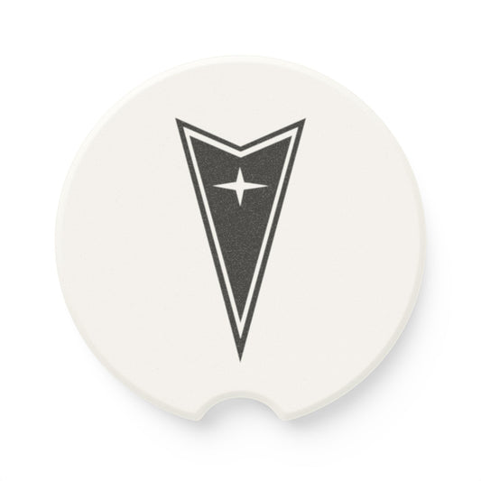 Pontiac Logo Soapstone Car Coaster