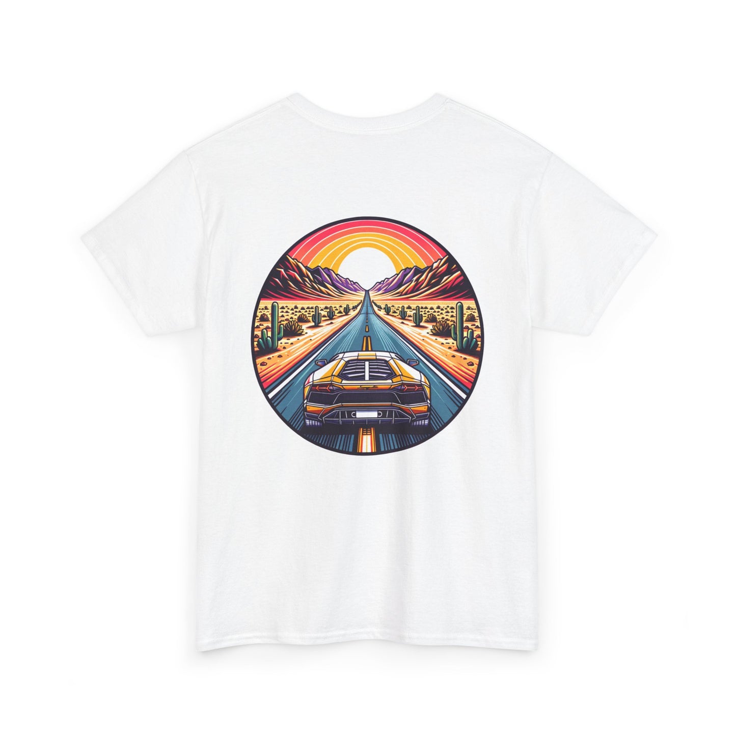 Sunset Lamborghini Tee Shirt