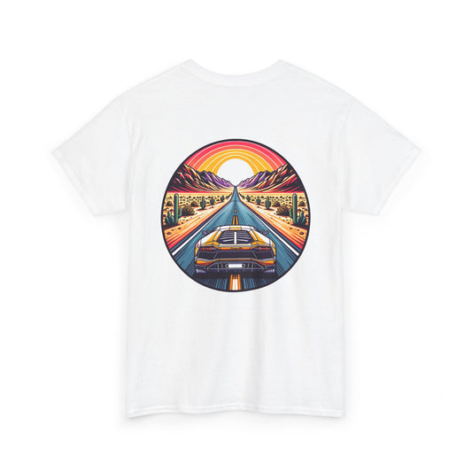 Sunset Lamborghini Tee Shirt