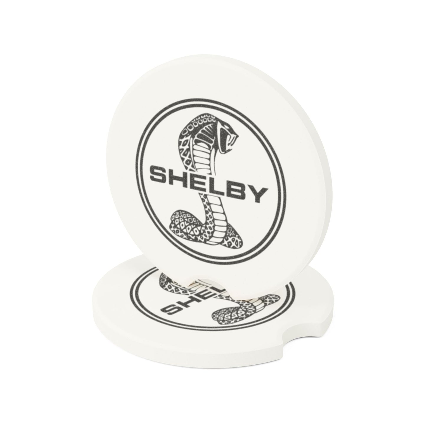 Shelby Logo Soapstone Car Coaster