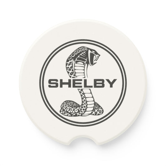 Shelby Logo Soapstone Car Coaster