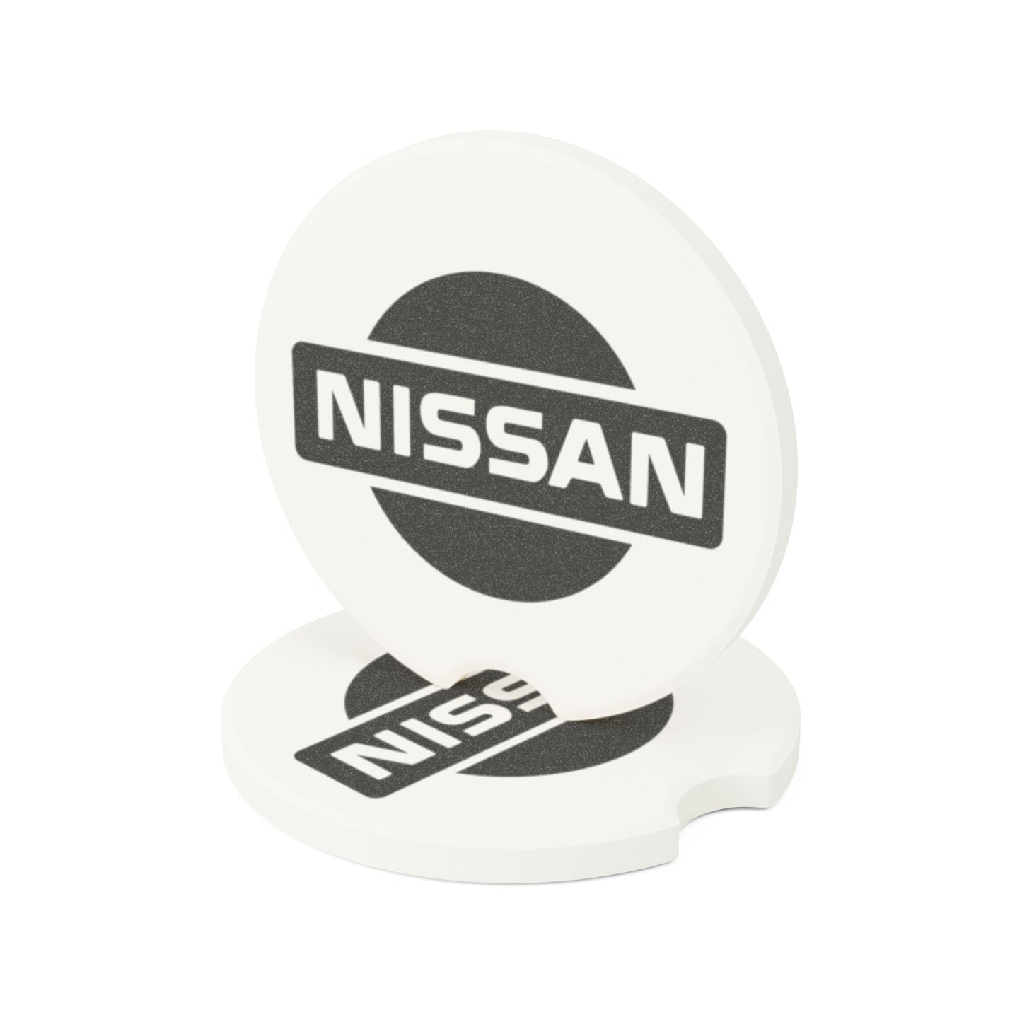 Nissan Logo Soapstone Car Coaster