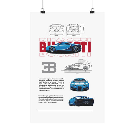 Bugatti Car Art Print