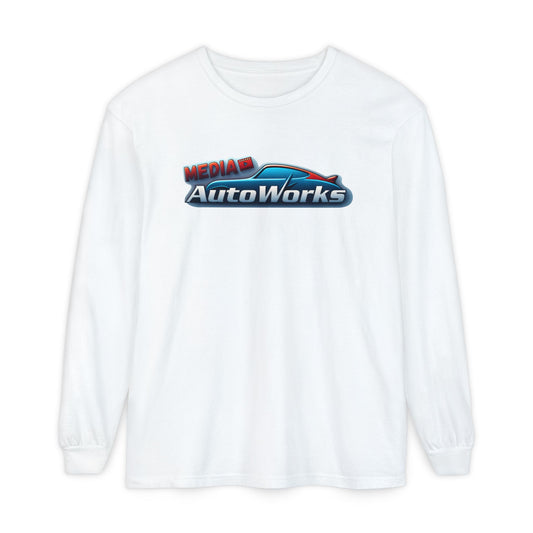 AutoWorks Media - Unisex Garment-dyed Long Sleeve T-Shirt