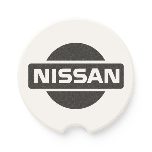 Nissan Logo Soapstone Car Coaster
