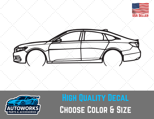 Decal Of 2020 Honda Accord Outline