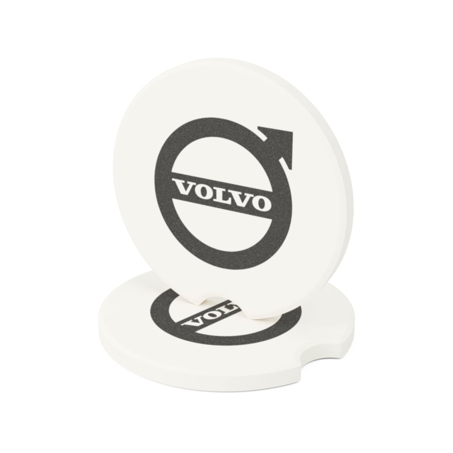 Volvo Logo Soapstone Car Coaster