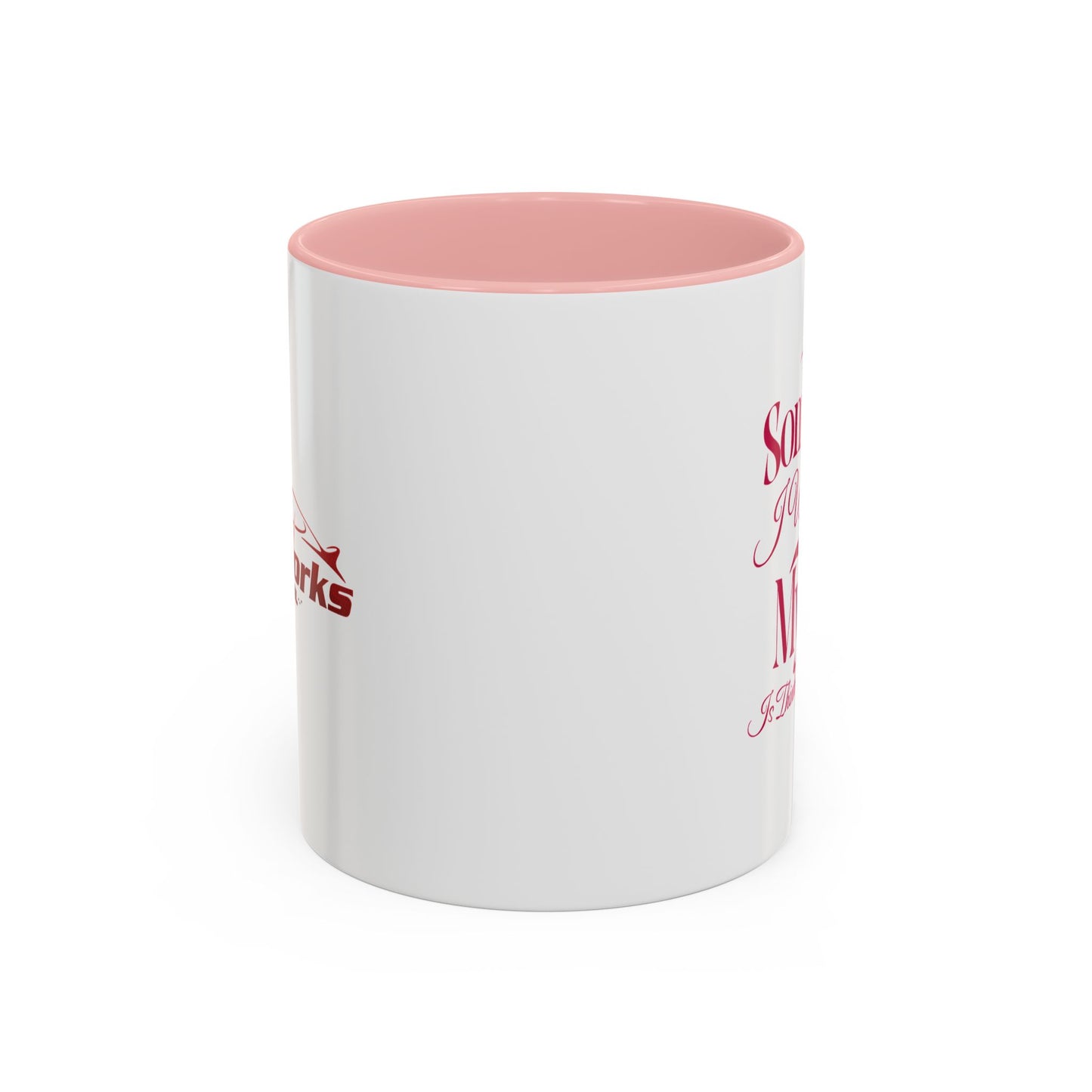 Sometimes I Wonder If My Car Is Thinking About Me Too Accent Coffee Mug (11, 15oz)