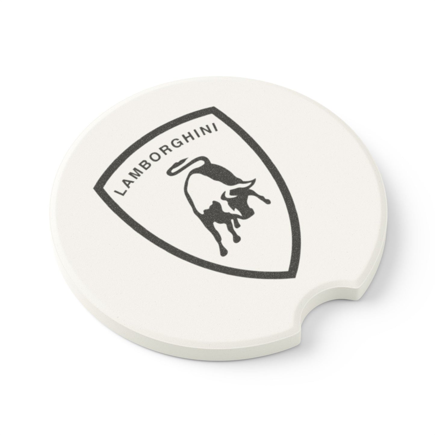 Lamborghini Logo Soapstone Car Coaster