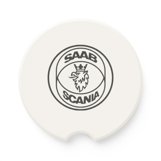 Saab Logo Soapstone Car Coaster