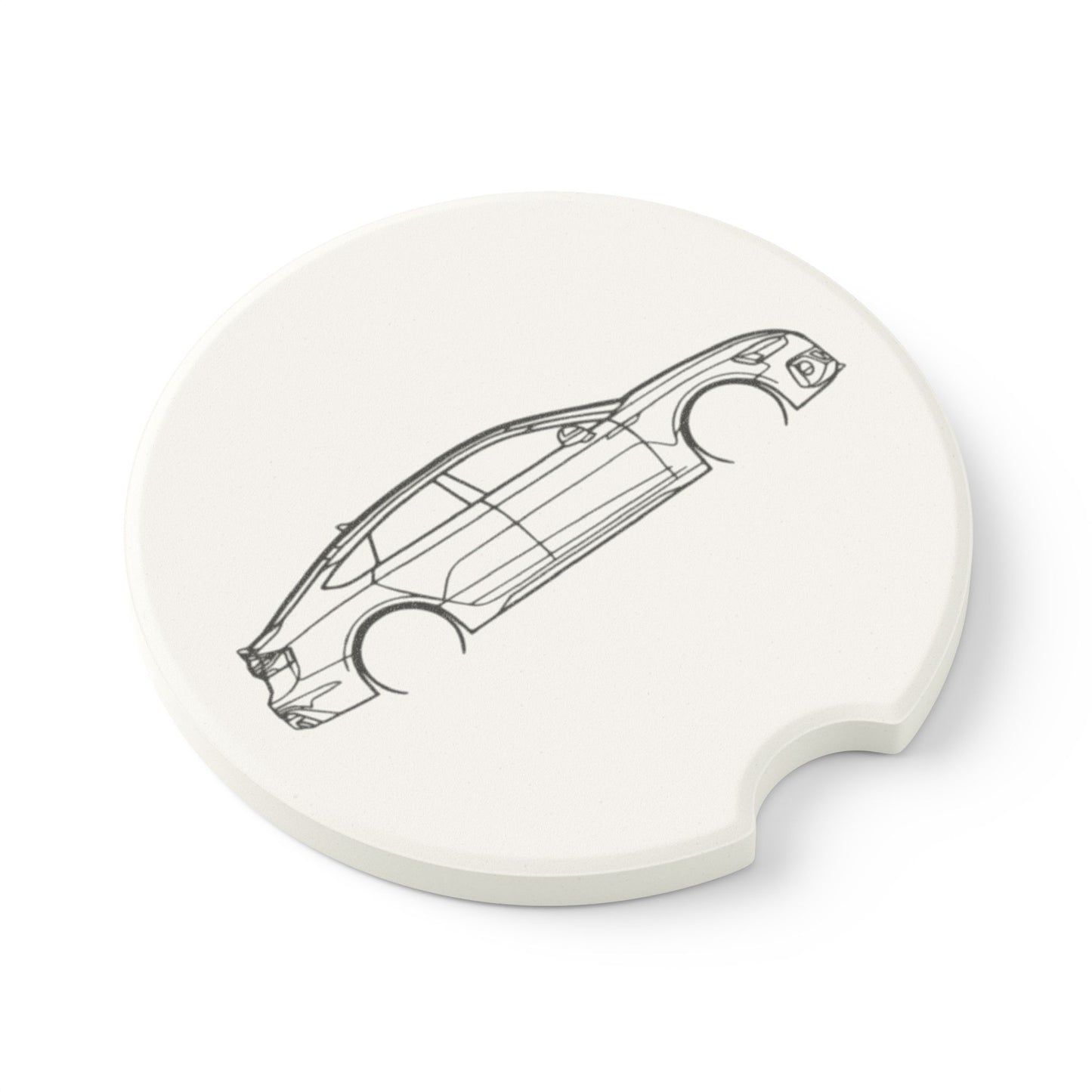 Audi RS5 Silhouette Soapstone Car Coaster