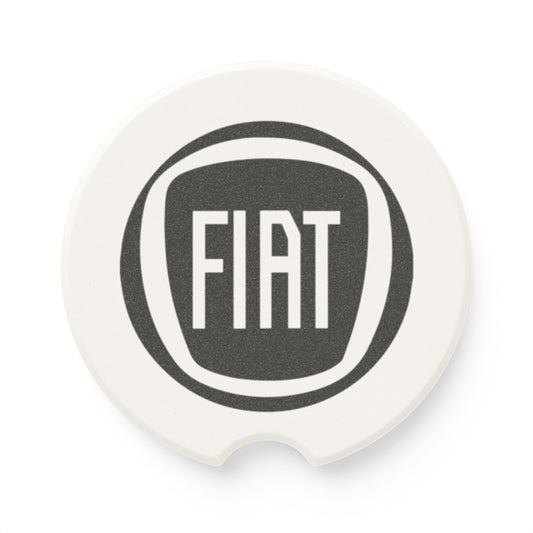 Fiat Logo Soapstone Car Coaster