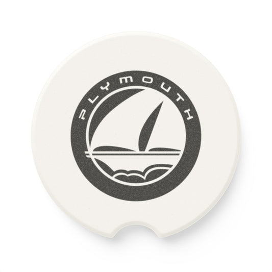 Plymouth Logo Soapstone Car Coaster