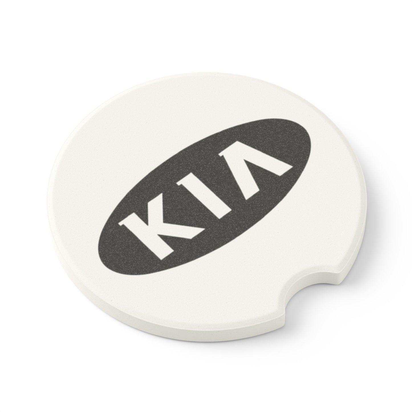 Kia Logo Soapstone Car Coaster
