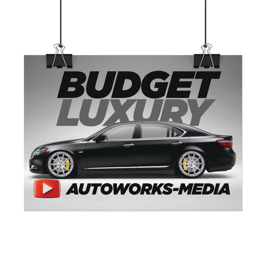 AutoWorks-Media, Lexus LS460 "Budget Luxury" Project Poster