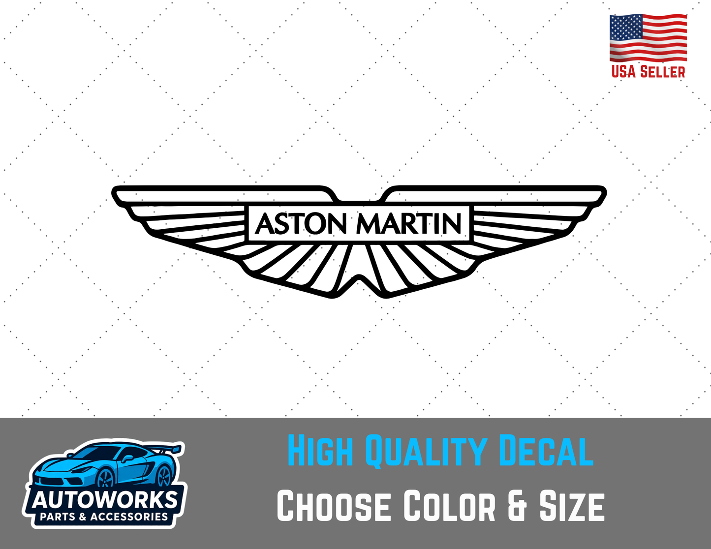 Decal Of Aston Martin Logo Silhouette