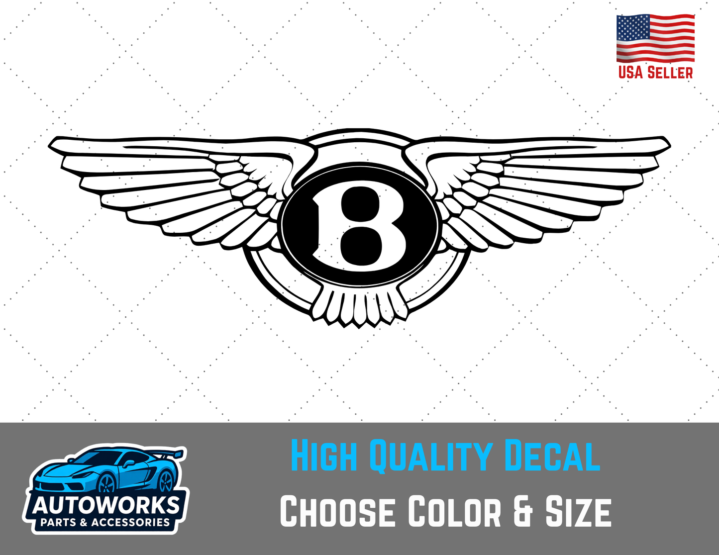 Decal Of Bentley Logo Silhouette